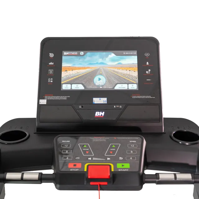 【BH】商用 RS2000 TFT 智能變頻跑步機(商用等級/變頻馬達/ZWIFT/坡度揚升/下坡訓練/心律扶手)