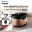 【Philips 飛利浦】送氣炸鍋NA110_雙重脈衝智慧萬用鍋/壓力鍋_HD2195_金小萬