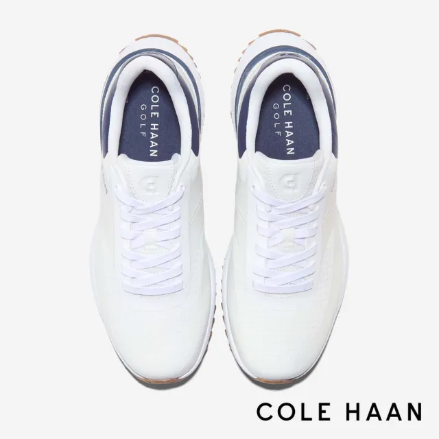 【Cole Haan】GRAND CROSSCOURT 20.4.7 GOLF 高爾夫球鞋 男款一般楦 白色/深海藍(C43961)