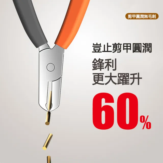 【ELAINE】超鋒利大開口防飛濺指甲剪 2件套組 (精美禮盒裝/厚硬甲/凍甲專用指甲鉗/修腳刀/指甲修剪器)