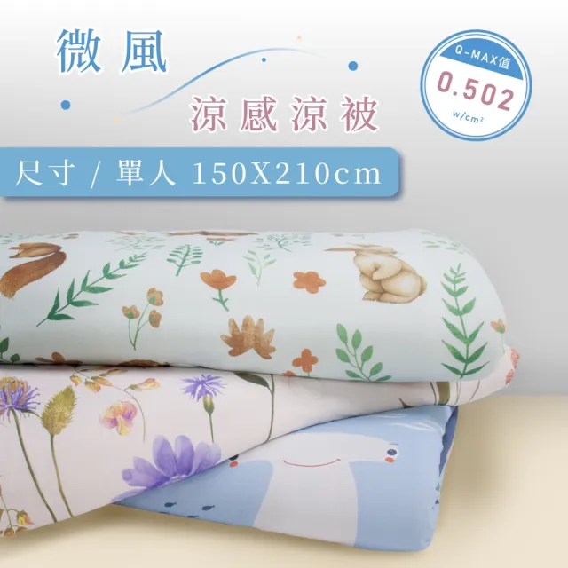 【金安德森】momo獨家 台灣製 微風涼感紗被 150x210cm 多款選 Q-MAX值0.502(涼被/冰冰被)