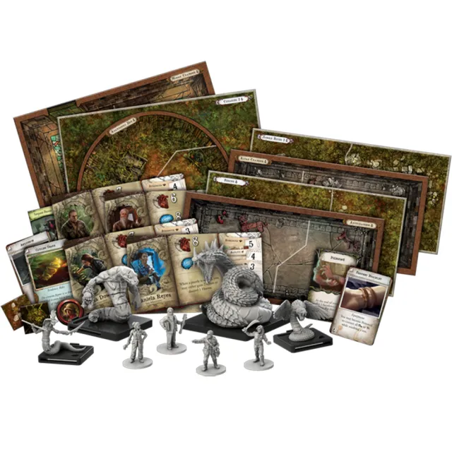 【Asmodee 艾賜魔袋】瘋狂詭宅第二版擴充：長蛇之路(瘋狂詭宅擴充 克蘇魯桌遊 恐怖桌遊 失落文明 劇情探索)