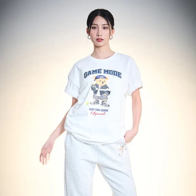 【MAJOR MADE】網球登峰小熊短T(休閒上衣/圖案上衣/自訂款短T)