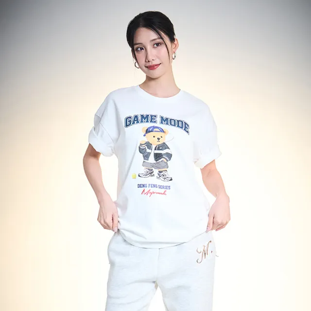 【MAJOR MADE】網球登峰小熊短T(休閒上衣/圖案上衣/自訂款短T)