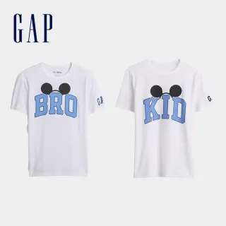 【GAP】兒童 GapKids × Disney迪士尼圖案潮萌手足短袖T恤-多款任選(884439&901546)