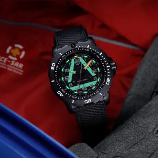 【LUMINOX 雷明時】ICE-SAR 冰島搜救隊聯名手錶-黑/45mm(1LM-1081)
