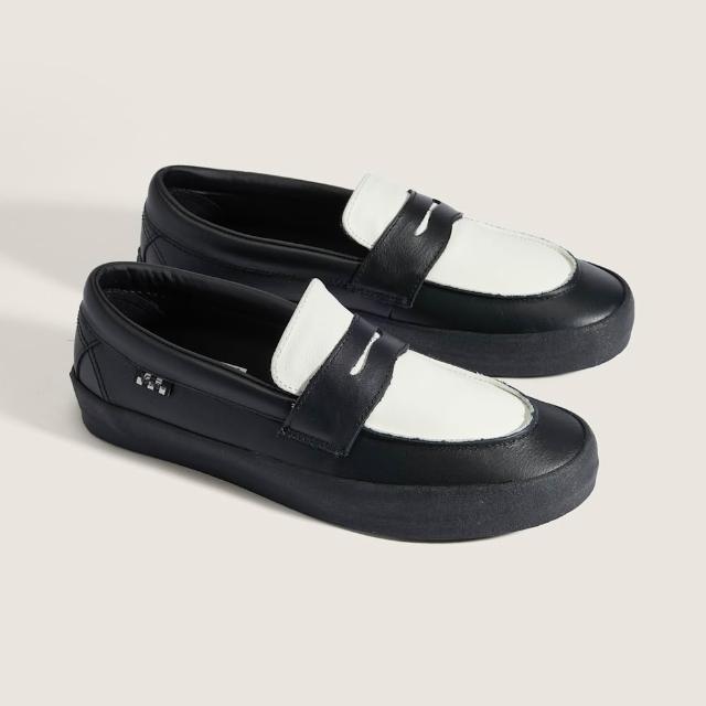 【VANS】官方旗艦 Skate Loafer 黑白色樂福鞋 休閒鞋