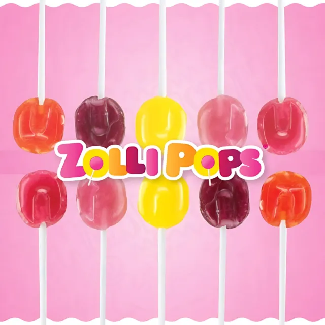 【Zollipops】木糖醇無糖棒棒糖-綜合水果口味58.4gx3包(共24支)