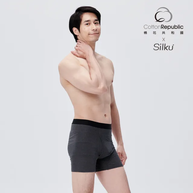 【棉花共和國】六件組/三盒 網眼合身平口褲2件/盒 M/L/XL(日本織造新技術舒適冰肌涼感、吸濕排汗)