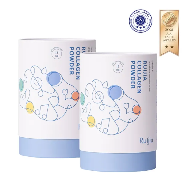 【RUIJIA 露奇亞】優質純淨膠原蛋白粉 (30包/罐)-2入(青春入門無腥味好吸收)