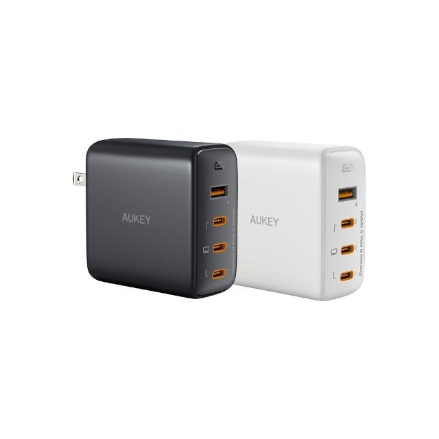 【AUKEY】Omnia II Mix S 100W 四孔1A3C（PA-B7S）Type-C 氮化鎵 PD快充充電器