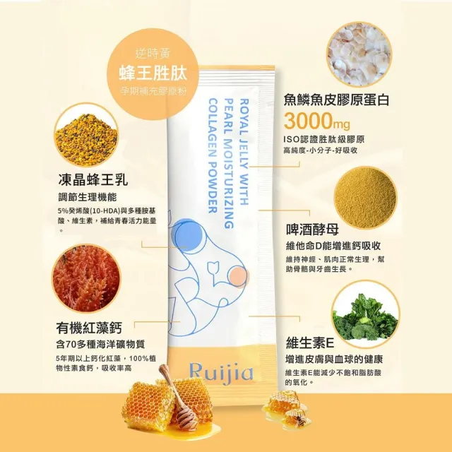 【RUIJIA 露奇亞】蜂王胜肽膠原蛋白粉 (30包/罐)-2入(深度調理)