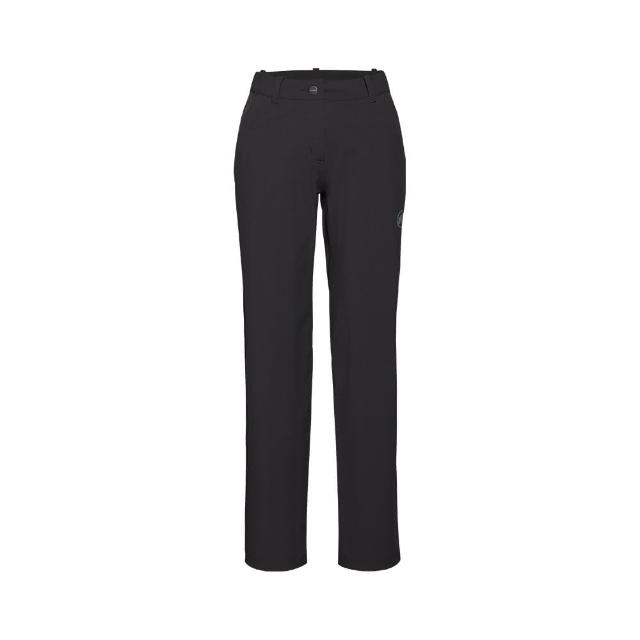 【Mammut 長毛象官方直營】Hiking V Pants Women 防曬彈性健行長褲 黑色 女款 #1022-02530