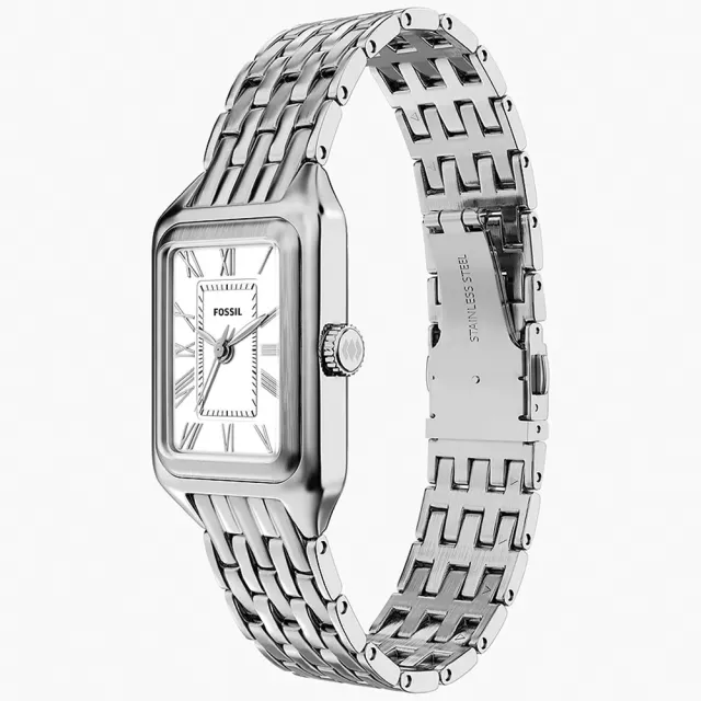 【FOSSIL】Raquel Mini 復古羅馬方形氣質女錶 手錶-18mm 618年中慶 推薦(ES5469)