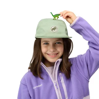 【Mammut 長毛象】Five Panels Cap Kids 防曬有機棉棒球帽 青柳 兒童款 #1191-02190