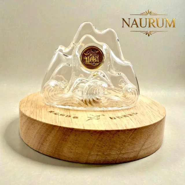 (NAURUM)黃金金豆純金金蛋0.05錢10入組附贈精美琉璃招財進寶收納瓶