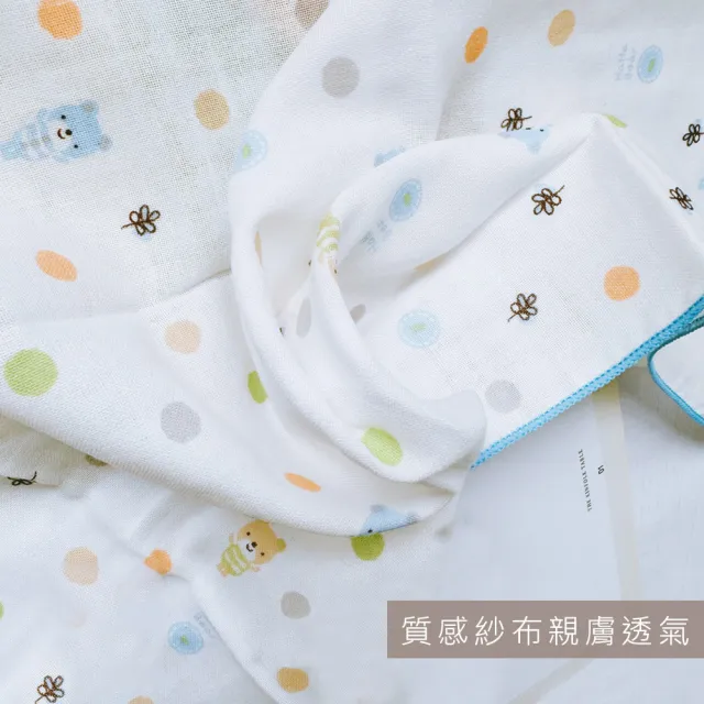 【Oluna 歐露娜】哈哈熊 台灣製 印花 洗澡巾 浴巾 手巾 餵奶巾 擦拭巾 洗澡巾 口水巾 澡巾