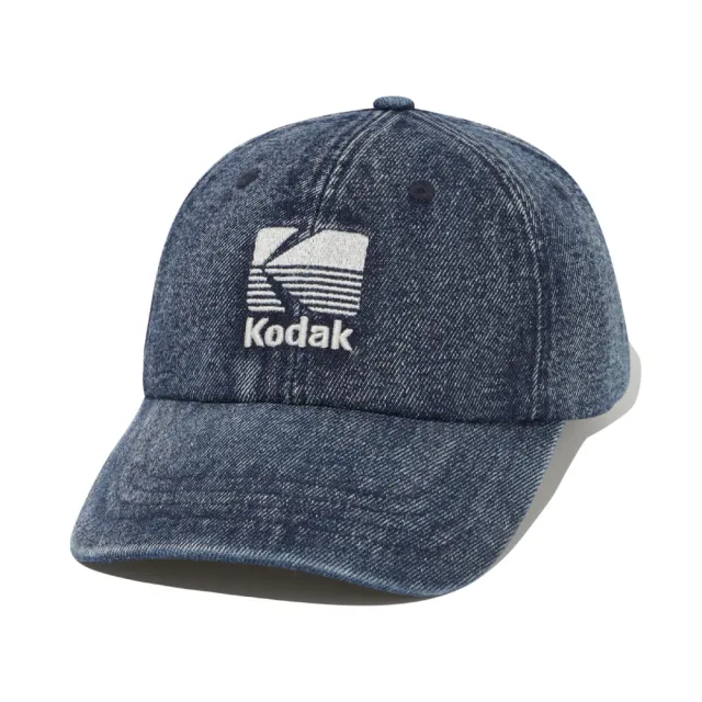 【KODAK Apparel】柯達 男女同款 帽子 / 可調式 仿舊水洗丹寧 棒球帽 共2色 / KB627003BLU KB627003DNM