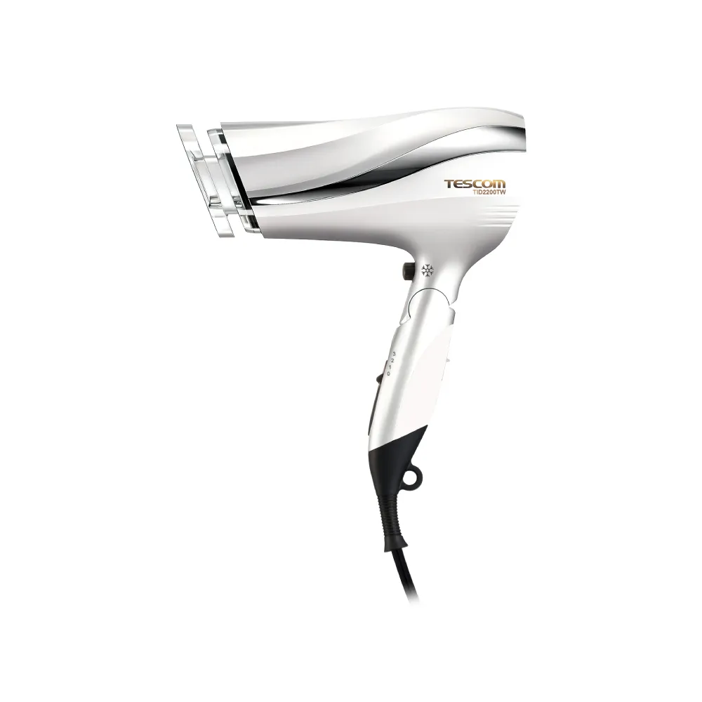 【TESCOM】官方直營 防靜電負離子大風量渦流吹風機 珍珠白 TID2200TW