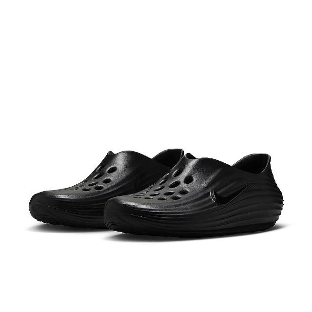 【NIKE 耐吉】涼鞋 男鞋 休閒鞋 洞洞鞋 懶人鞋 REACTX REJUVEN8 黑 HV5060-001