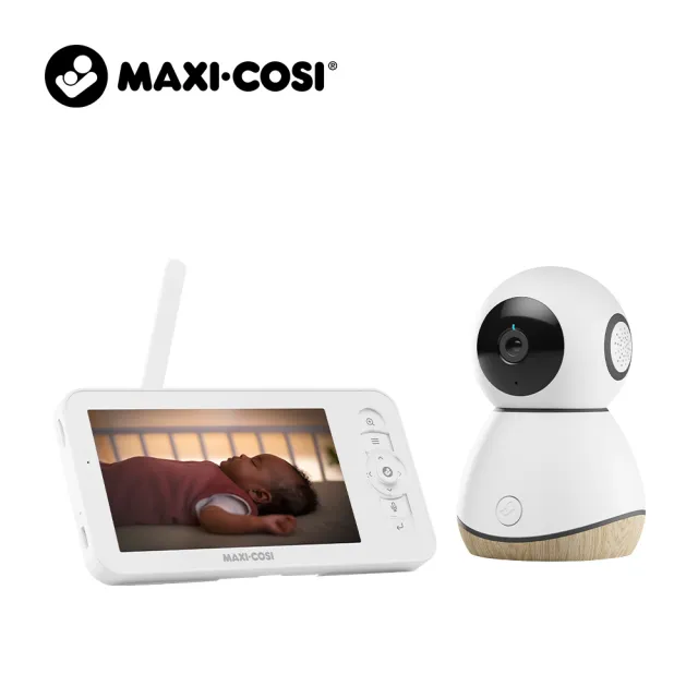 【MAXI-COSI】SeePro 智慧型寶寶攝影機│嬰兒監視器 附子母屏(人體追蹤/寶寶監控/哭聲翻譯)