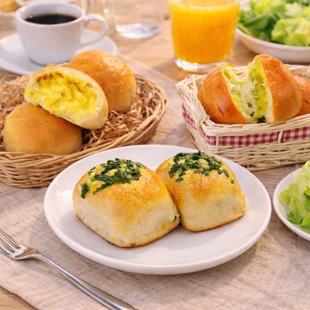 【巴特里】最強鹹口味組 蒜味餐包+蔥香手撕小餐包+玉米濃湯餐包  鹹口味餐包大集合