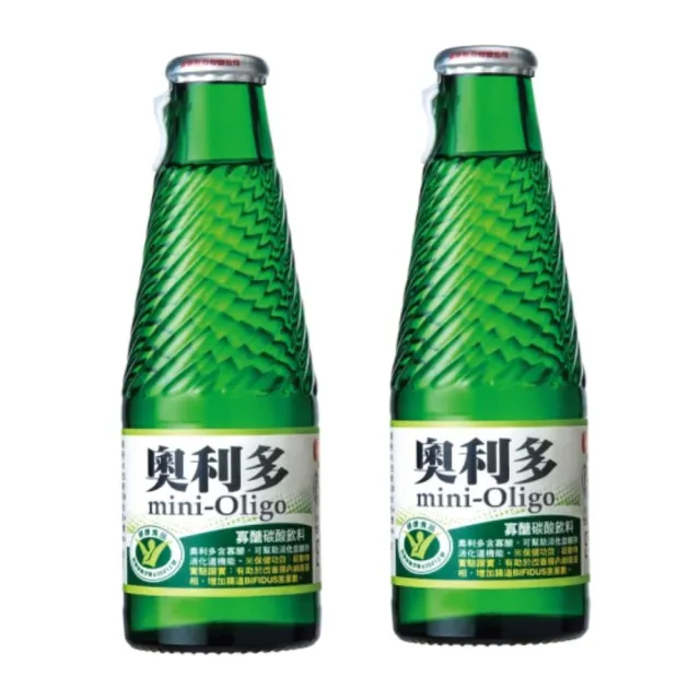 【金車/伯朗】奧利多寡糖碳酸飲料150mlx24入/箱x2箱(TQF微笑標章)