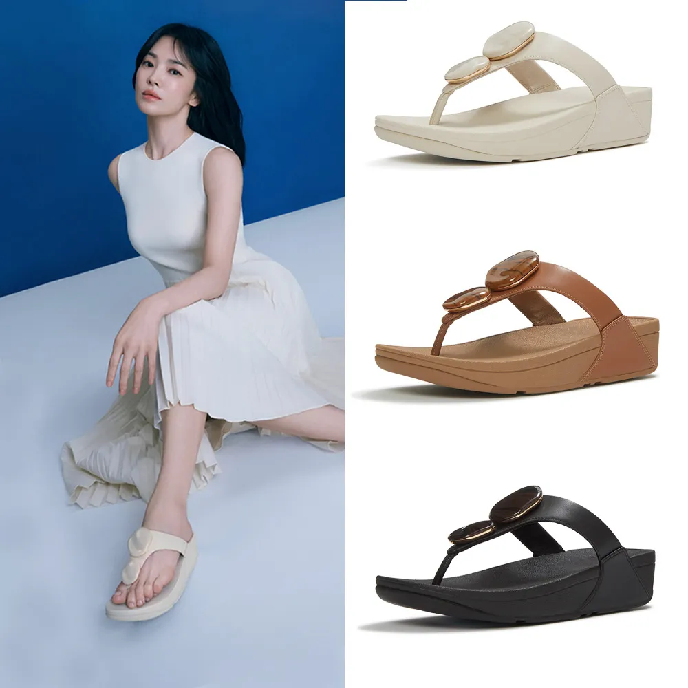 【FitFlop】LULU 大理石紋夾腳涼鞋-女(多色)