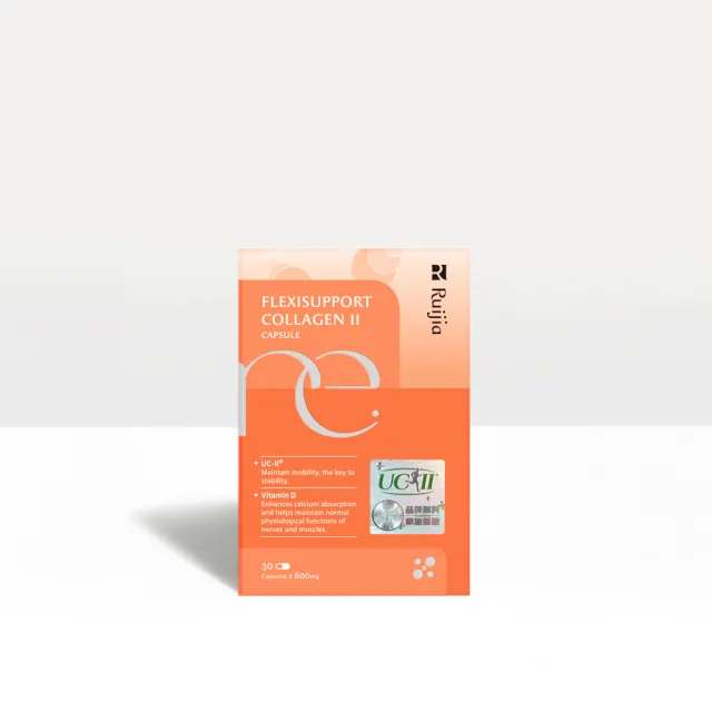 【RUIJIA 露奇亞】UC-II 關鍵顧力 6合1 (30粒/盒)-單入(非變性二型膠原蛋白 玻尿酸 MSM)