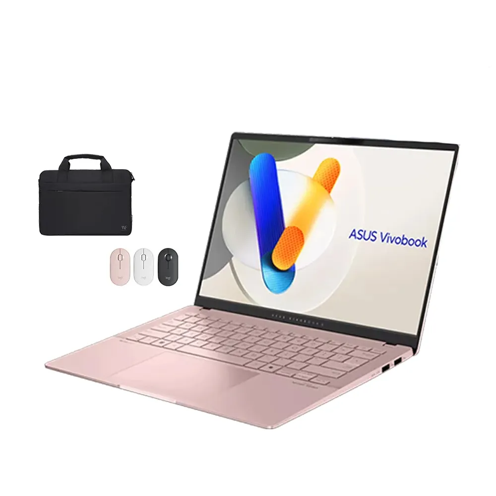 【ASUS】筆電包/滑鼠組★14吋R5輕薄筆電(VivoBook S M5406NA/R5-7535HS/16G/512G/W11/OLED)