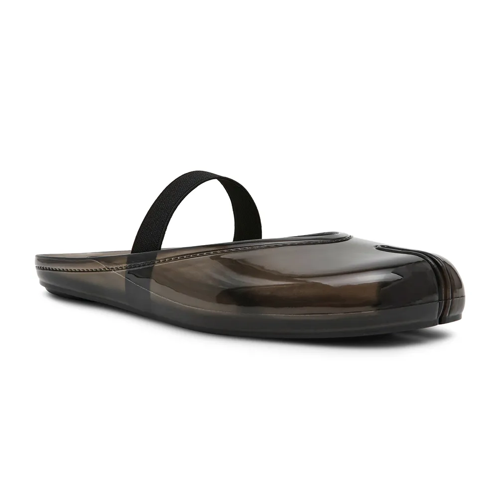【steve madden】果凍夾腳平底穆勒鞋 COVA(黑色)