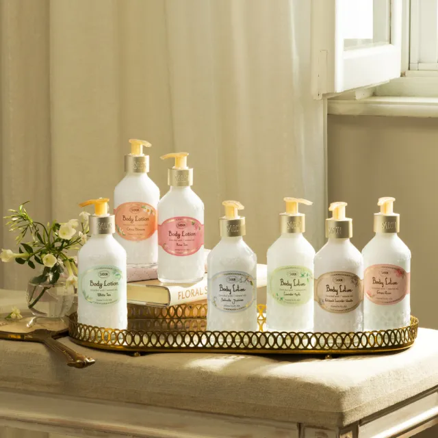 【SABON】官方直營 身體乳液200ml 玻璃圓瓶(香味任選)