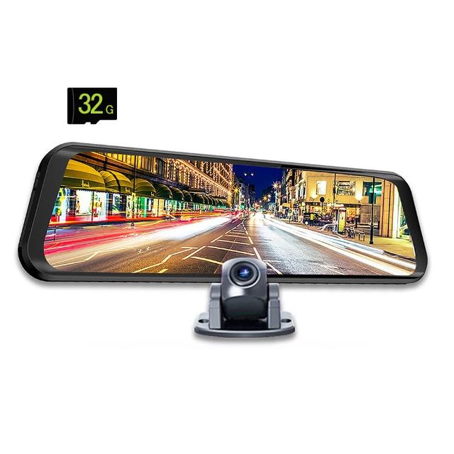 【領先者】ES-29 AIR 高清流媒體 前後雙鏡1080P 全螢幕觸控後視鏡行車紀錄器(行車記錄器)