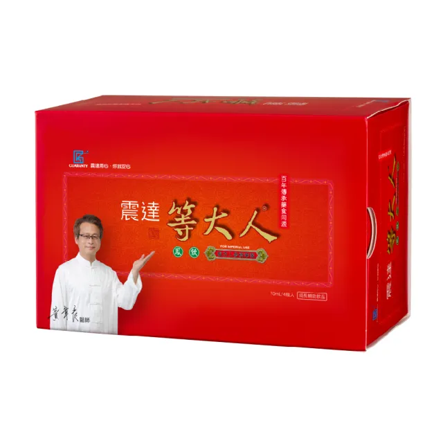 【JENDAE 震達】等大人鳳飲飲品1盒(4入/盒 震達 等大人)