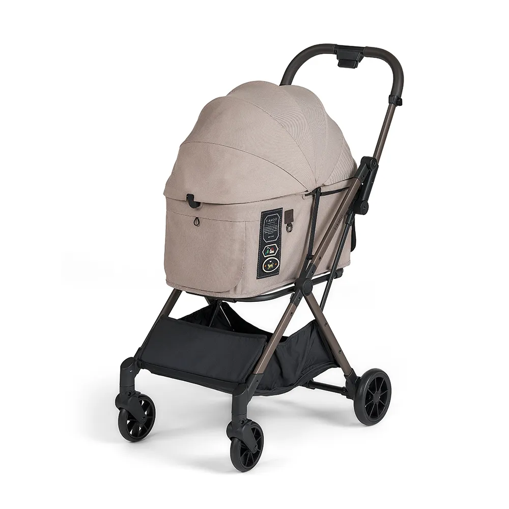 【FikaGO】北歐風寵物推車FREE TO GO 2(領先業界一秒自動收摺)