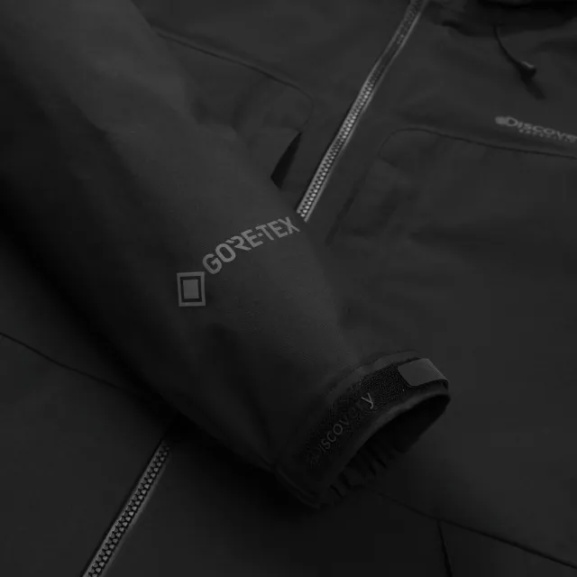 【Discovery Expedition】Uni GORE-TEX 3L 連帽外套 機能外套 防風 防潑水 (DXWJ2K061-BKS)