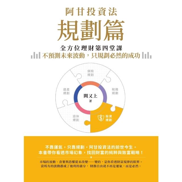 【momoBOOK】阿甘投資法（規劃篇）：全方位理財第四堂課 不預測未來波動 只規劃必然的成功(電子書)