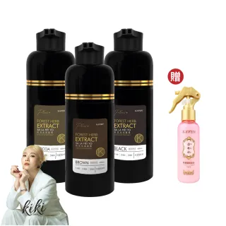 【KAFEN 卡氛】2入組 何首烏染髮膏Plus 400ml(曜石黑/咖啡棕/可可棕) 蓋白髮 快速染髮