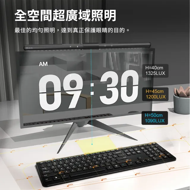 【Link All】BX-45智能螢幕掛燈 45cm