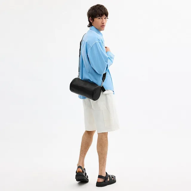 【COACH】蔻馳官方直營 ANDRE 30 BARREL手袋 斜背包-多色任選(CET20/CET21)