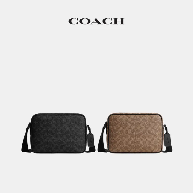 【COACH】蔻馳官方直營 COLTON 25 經典標誌斜背手袋 斜背包-多熱任選(CES85)