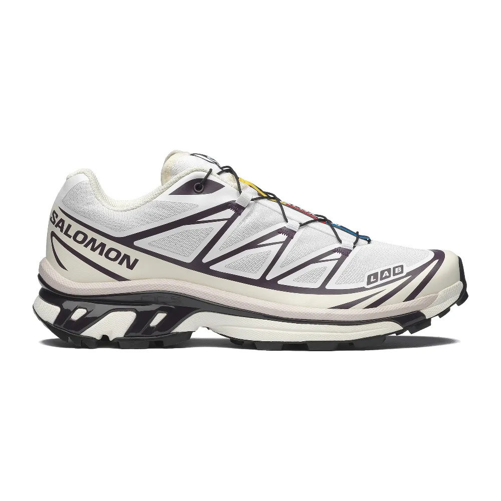 【salomon】XT-6 運動鞋 白/香草冰/梅子色
