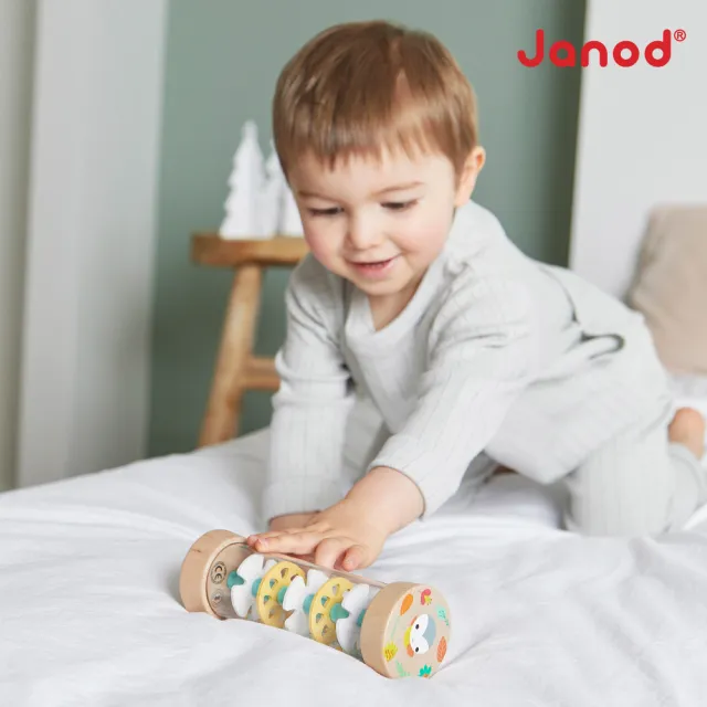 【Janod】寶寶異想世界-雨聲器(聲響玩具 寶寶玩具 1歲半玩具 2歲玩具 音樂玩具 感官玩具)