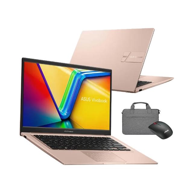 【ASUS 華碩】筆電包/滑鼠組★14吋輕薄Core 5 16G筆電(VivoBook X1404VA/Core 5-120U/16G/512G SSD/W11)