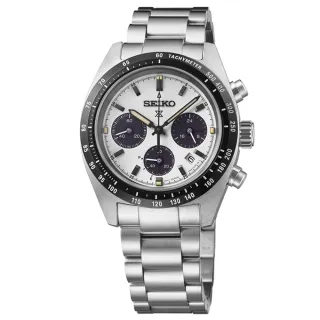 【SEIKO 精工】PROSPEX系列 熊貓 三眼太陽能計時腕錶 618 週年慶 畢業禮物(SSC961P1/V192-00A0S)