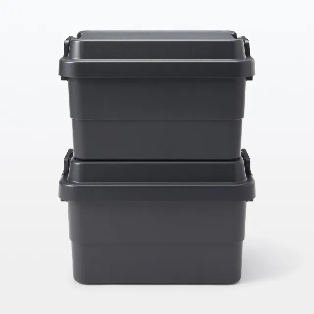 【MUJI 無印良品】耐壓收納箱/大 約寬60×深39×高37cm