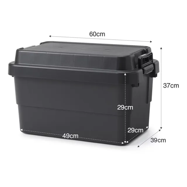 【MUJI 無印良品】耐壓收納箱/大 約寬60×深39×高37cm