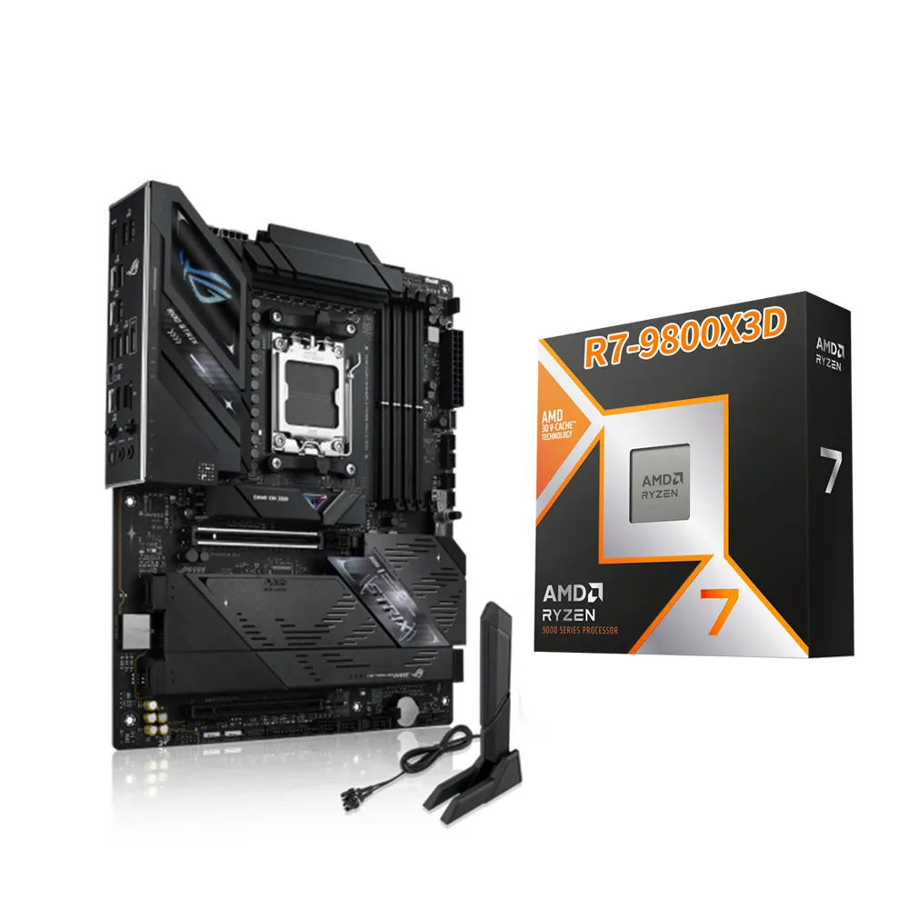 【華碩】C+M組合★ROG STRIX B850-F GAMING WIFI7 NEO 主機板+AMD Ryzen R7-9800X3D CPU處理器