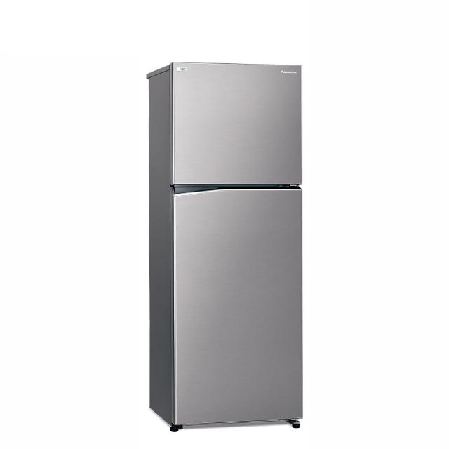 【Panasonic 國際牌】家電快配★366公升一級能效雙門變頻冰箱-晶鈦銀(NR-B371TV-S1)