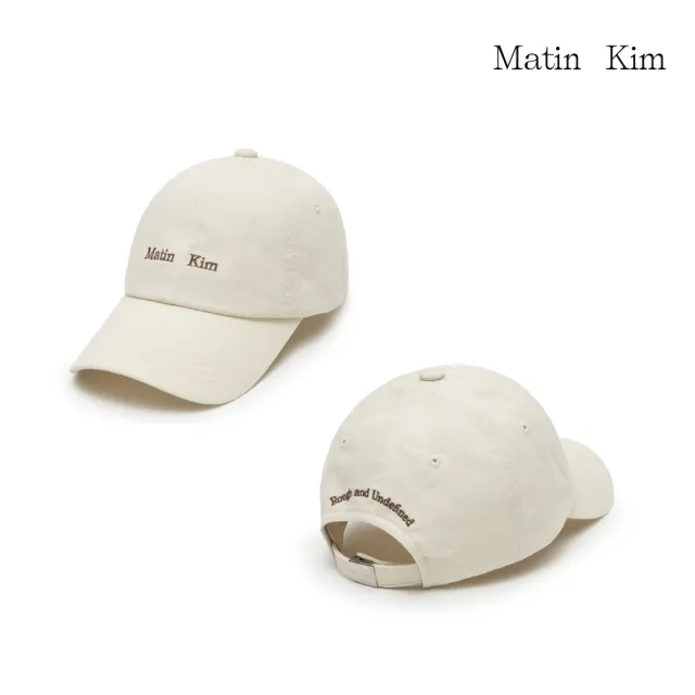 【MATIN KIM】官方旗艦 經典迷你LOGO刺繡棒球帽(多款任選)